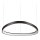 Ideal Lux - Lámpara de araña LED regulable GEMINI LED/48W/230V diá. 61 cm CRI 90 negro