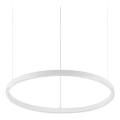 Ideal Lux - Lámpara de araña LED regulable ORACLE SLIM LED/29W/230V 3000K diá. 50 cm blanco