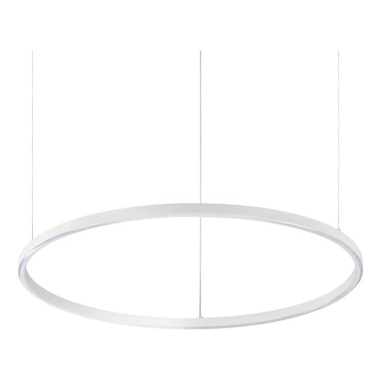 Ideal Lux - Lámpara de araña LED regulable ORACLE SLIM LED/39W/230V 3000K diá. 70 cm blanco