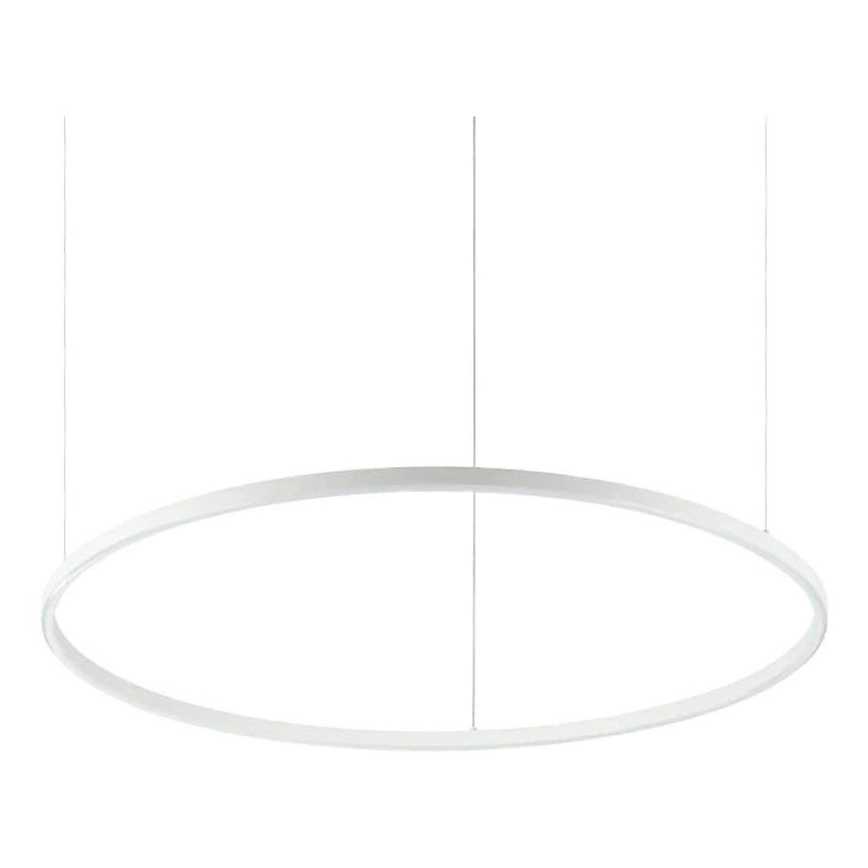 Ideal Lux - Lámpara de araña LED regulable ORACLE SLIM LED/43W/230V 3000K diá. 90 cm blanco