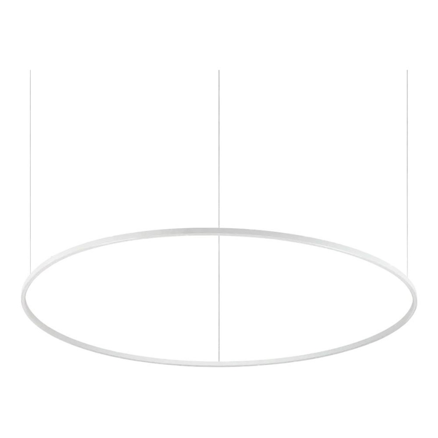 Ideal Lux - Lámpara de araña LED regulable ORACLE SLIM LED/83W/230V 4000K diá. 150 cm CRI 90 blanco