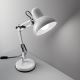 Ideal Lux - Lámpara de mesa 1xE27/40W/230V blanco