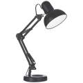 Ideal Lux - Lámpara de mesa 1xE27/40W/230V gris