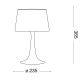 Ideal Lux - Lámpara de mesa 1xE27/60W/230V