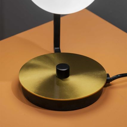 Ideal Lux - Lámpara de mesa LED BIRDS 1xG9/3W/230V negro/dorado
