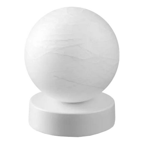 Ideal Lux - Lámpara de mesa LED CARTA 1xG9/3W/230V diá. 10 cm blanco