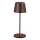 Ideal Lux - Lámpara de mesa LED para exterior táctil regulable CUTE LED/2,5W/3,7V USB 2200-2700K 3000 mAh IP65 marrón
