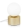 Ideal Lux - Lámpara de mesa LED PERLAGE 1xG9/3W/230V dorado/blanco