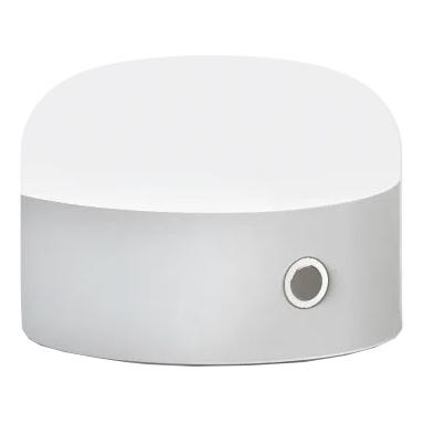 Ideal Lux - Lámpara de mesa regulable LED táctil MIGNON LED/5W/5V 1500 mAh diá. 10 cm CRI 90 blanco