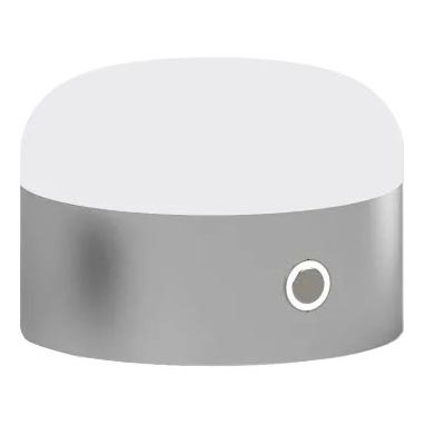 Ideal Lux - Lámpara de mesa regulable LED táctil MIGNON LED/5W/5V 1500 mAh diá. 10 cm CRI 90 cromo brillante