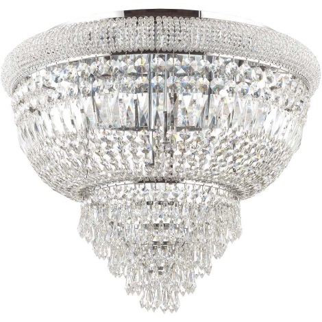 Ideal Lux - Lámpara de techo de cristal DUBAI 6xE14/40W/230V