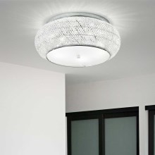 Ideal Lux - Lámpara de techo de cristal PASHA 10xE14/40W/230V