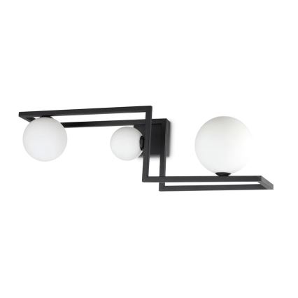 Ideal Lux - Lámpara de techo LED ANGOLO 3xG9/3W/230V negro
