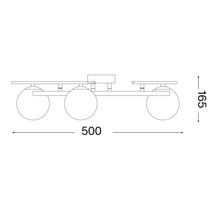 Ideal Lux - Lámpara de techo LED ATLAS 3xG9/3W/230V blanco