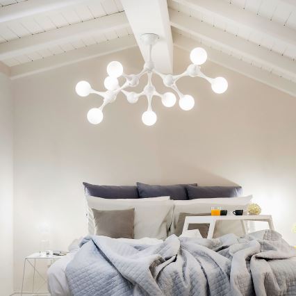 Ideal Lux - Lámpara de techo LED NODINO 9xG9/3W/230V blanco