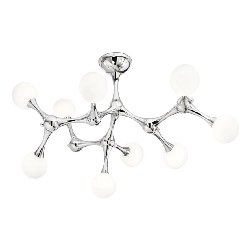 Ideal Lux - Lámpara de techo LED NODINO 9xG9/3W/230V cromo brillante/blanco