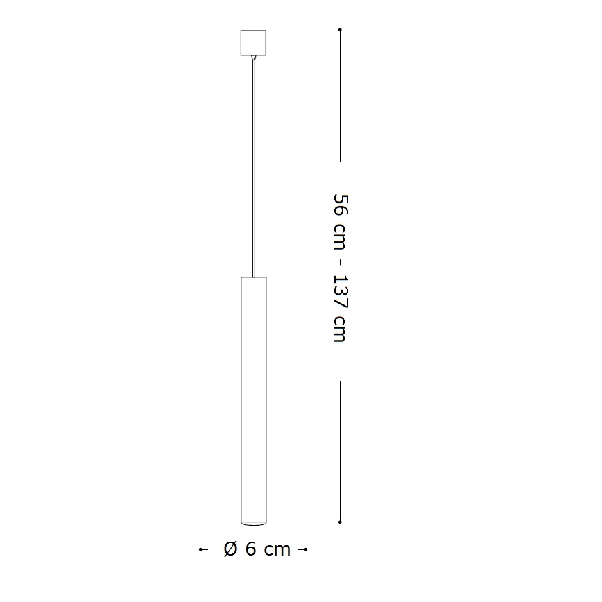 Ideal Lux - Lámpara LED colgante 1xGU10/7W/230V CRI 90
