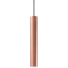 Ideal Lux - Lámpara LED colgante 1xGU10/7W/230V CRI90 cobre