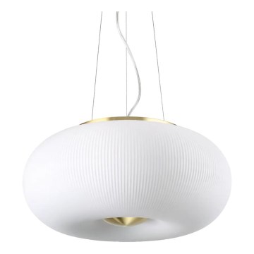 Ideal Lux - Lámpara LED colgante ARIZONA 3xGX53/9W/230V diá. 40 cm blanco