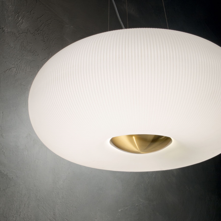 Ideal Lux - Lámpara LED colgante ARIZONA 3xGX53/9W/230V diá. 40 cm blanco