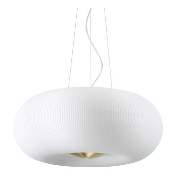 Ideal Lux - Lámpara LED colgante ARIZONA 5xGX53/9W/230V diá. 52 cm blanco