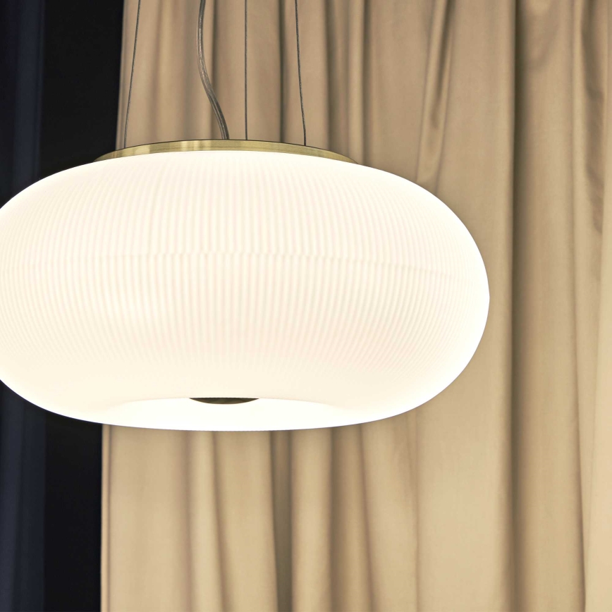 Ideal Lux - Lámpara LED colgante ARIZONA 5xGX53/9W/230V diá. 52 cm blanco
