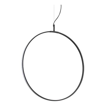 Ideal Lux - Lámpara LED colgante CIRCUS LED/33W/230V diá. 60 cm CRI 90 negro