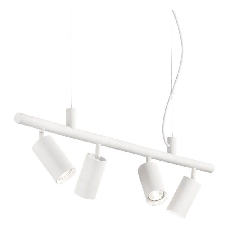 Ideal Lux - Lámpara LED colgante DYNAMITE 4xGU10/7W/230V CRI 90 blanco