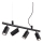 Ideal Lux - Lámpara LED colgante DYNAMITE 4xGU10/7W/230V CRI 90 negro