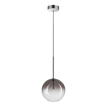 Ideal Lux - Lámpara LED colgante EQUINOXE 1xG4/2W/230V diá. 20 cm cromo brillante/ahumado