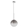 Ideal Lux - Lámpara LED colgante EQUINOXE 1xG4/2W/230V diá. 25 cm cromo brillante/ahumado