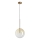 Ideal Lux - Lámpara LED colgante EQUINOXE 1xG4/2W/230V diá. 25 cm latón/ahumado