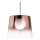 Ideal Lux - Lámpara LED colgante FADE 1xG9/3W/230V diá. 27,3 cm cobre/ahumado