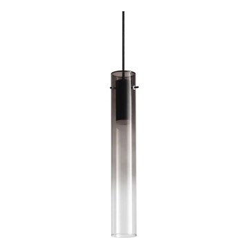 Ideal Lux - Lámpara LED colgante FLAM LED/10W/230V diá. 6 cm CRI 90 ahumado