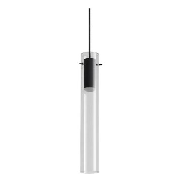Ideal Lux - Lámpara LED colgante FLAM LED/10W/230V diá. 6 cm CRI 90 transparente
