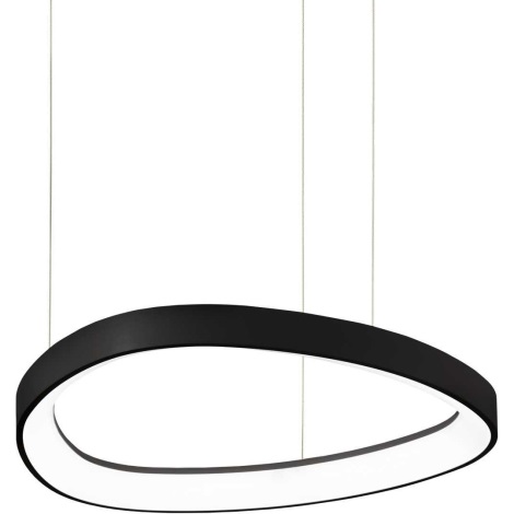 Ideal Lux - Lámpara LED colgante GEMINI LED/38W/230V diá. 42,5 cm negro