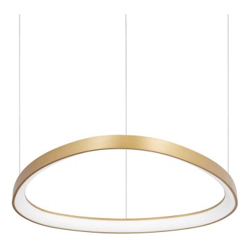 Ideal Lux - Lámpara LED colgante GEMINI LED/48W/230V diá. 61 cm CRI 90 dorado