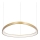 Ideal Lux - Lámpara LED colgante GEMINI LED/48W/230V diá. 61 cm CRI 90 dorado