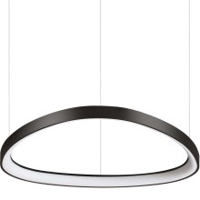 Ideal Lux - Lámpara LED colgante GEMINI LED/48W/230V diá. 61 cm negro
