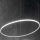 Ideal Lux - Lámpara LED colgante HULAHOOP LED/39W/230V 3000K diá. 81,5 cm CRI 90 blanco