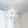 Ideal Lux - Lámpara LED colgante LEAVES 12xG9/3W/230V diá. 80 cm blanco