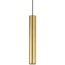 Ideal Lux - Lámpara LED colgante LOOK 1xGU10/7W/230V CRI90 negro