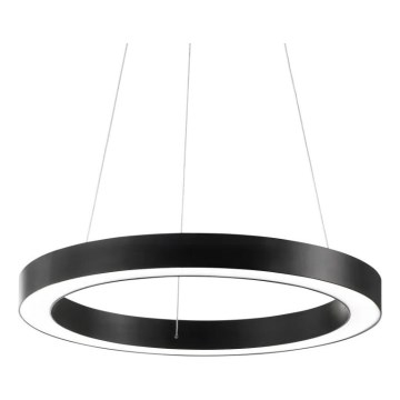 Ideal Lux - Lámpara LED colgante ORACLE LED/33W/230V 3000K diá. 60 cm CRI 90 negro