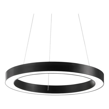 Ideal Lux - Lámpara LED colgante ORACLE LED/35W/230V 3000K diá. 70 cm CRI 90 negro