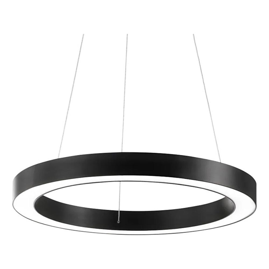 Ideal Lux - Lámpara LED colgante ORACLE LED/35W/230V 3000K diá. 70 cm CRI 90 negro