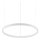 Ideal Lux - Lámpara LED colgante ORACLE SLIM LED/29W/230V 2700K diá. 50 cm blanco