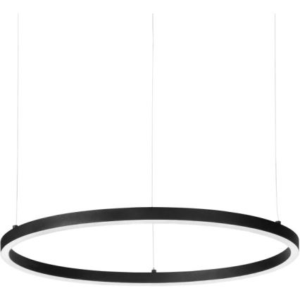 Ideal Lux - Lámpara LED colgante ORACLE SLIM LED/29W/230V 2700K diá. 50 cm negro