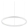 Ideal Lux - Lámpara LED colgante ORACLE SLIM LED/32W/230V 3000K diá. 50 cm blanco