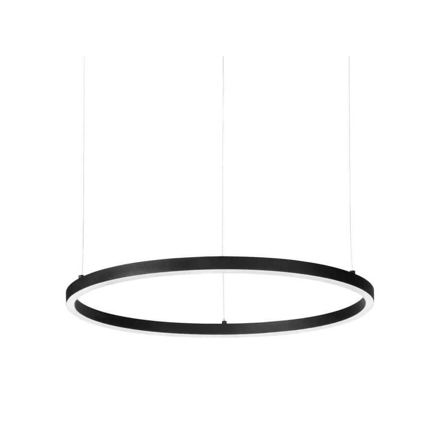 Ideal Lux - Lámpara LED colgante ORACLE SLIM LED/32W/230V 3000K diá. 50 cm negro