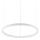 Ideal Lux - Lámpara LED colgante ORACLE SLIM LED/32W/230V 4000K diá. 50 cm blanco